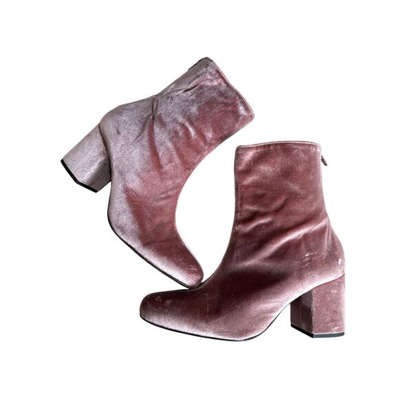 Free people Cecile velvet boot size 39 8-8.5 women’s - Picture 5 of 7